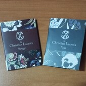 Дві листівки з пробними зразками Christian Lacroix