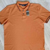 Livergy брендовая мужская футболка поло цвет терракотовый размер евро 56/58 нюанс