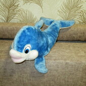 Плюшевый Дельфин, 37+- см., в новом состоянии