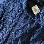 Чудесный хлопковый свитер -гольф на красивые формы.Laura Ashley