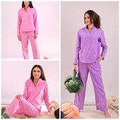 Піжама жіноча "Ніжність" мікровельвет,в лоті ніжно рожевий колір,р.Л