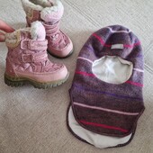 Черевики дитячі Next 19р(12см) та шапка шолом Lenne на 9-12міс