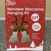 Набір для макраме "Північний олень", створення власної різдвяної підвісної прикраси!!!