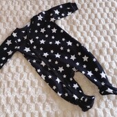 Флісовий чорний чоловічок у зірочки ergee 68