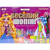 Гра веселий шопінг premium (8+). вчимося грошам та покупкам. велика коробка!