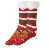 Різдвяні шкарпетки на хутрі Esmara розмір 35-38