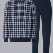 Тепла флісова чоловіча піжама домашній костюм хл 56/58