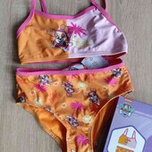 Nickelodeon брендовый купальник верх топ + трусики на девочку 2/4 года рост 98/104 см