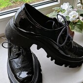 Жіночі шкіряні напівчеревики на платформі filippo. разм.39