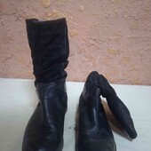 Фірмові чобітки на кублуку, весна / осінь, устілка 25, розмір 38