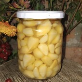 Домашній часник маринований, 0.5 л