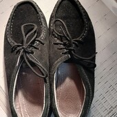 Туфлі кожа,замш,р.38,