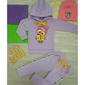 Костюм з шапкою тринитка фліс 80-115