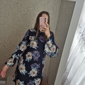 Красивезне пряме платтячко, оригінальні рукавчики❤️