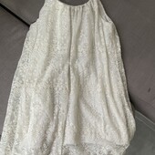 Ніжний мереживний сарафан Zara, гарно на реглан чи гольф, 6-7 років
