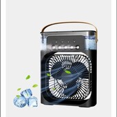 Вентилятор портативный usb c увлажнителем воздуха и подсвечиванием