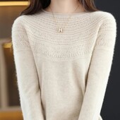 Шикарный, мягкий джемпер, свитер, пуловер, р. xxl, наш 46-52, бежевый