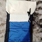 классный конверт в коляску либо в санки на овчине