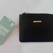 Шкіряний мінігаманець, картхолдер, кредитниця з натуральної шкіри