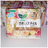 Щоденні гігієнічні прокладки kao "Laurier", з ароматом фруктів та квітів, Японія