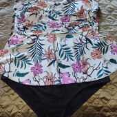 Стильный купальник танкини сборный на 56-58р