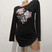 Лонгслів еластичний з вишивкою