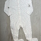 Primark.Котоновий чоловічок для дівчинки 74 р