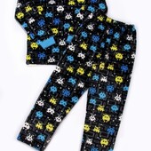 Дитяча махрова піжама р. 98-104 до 110 см. Див. заміри