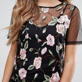 Кофтинка блуза сіточка з вишивкою