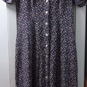 Натуральний хлопковий халатик, розмір 10, гарний стан. Дивіться заміри...