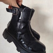 Стильні шкіряні чобітки 32р.