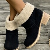 Замшеві зимові черевики