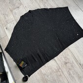 Розпродаж пончо стрази кітеці натуральне хутро колір чисто чорний камера не передає сит.опис