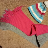 Комплект шапка+шарф дивіться заміри і фото