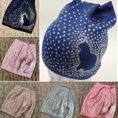 ✔ Гарна шапочка з принтом. Колір на вибір