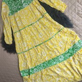 Seemore, S сукня максі, ярусна, бавовна