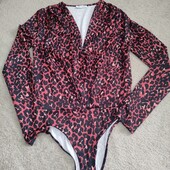 Zara, S боді червоний леопард