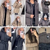 Куртка з поясом, в залишку 42 р Шоколад