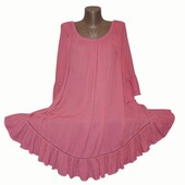 Красивая брендовая натуральная туника, Индия, р.58-60