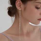 Длинные серьги гвоздики