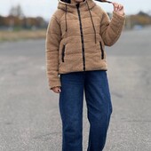 Жіноча тепла зимова шуба Тедді