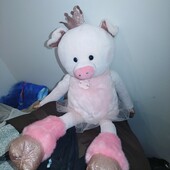 Мягкая игрушка большая 100 см свинка, Италия