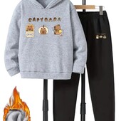 Утеплений зимовий костюм на флісі