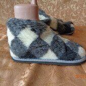 супер теплі чуні з овчини 40