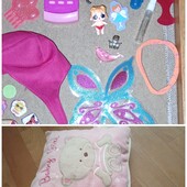 Кукла lol, разные аксессуары+ подушка. Лот все что на фото！