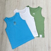Primark.Набір майок 3 шт для хлопчика 110(4-5 р)