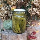 Огірки домашні мариновані по-ніжинськи, 1 л