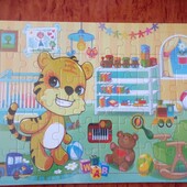 Деревянный пазл на 60 элементов.