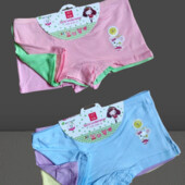 Трусики шортики 3 штуки асорті кольорів