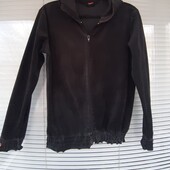 Велюрова кофтинка для двору на 11- 13 років. Див.заміри